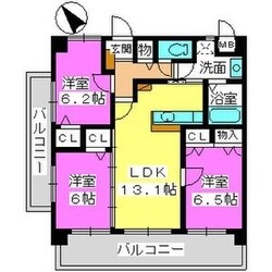 柚須駅 徒歩6分 3階の物件間取画像